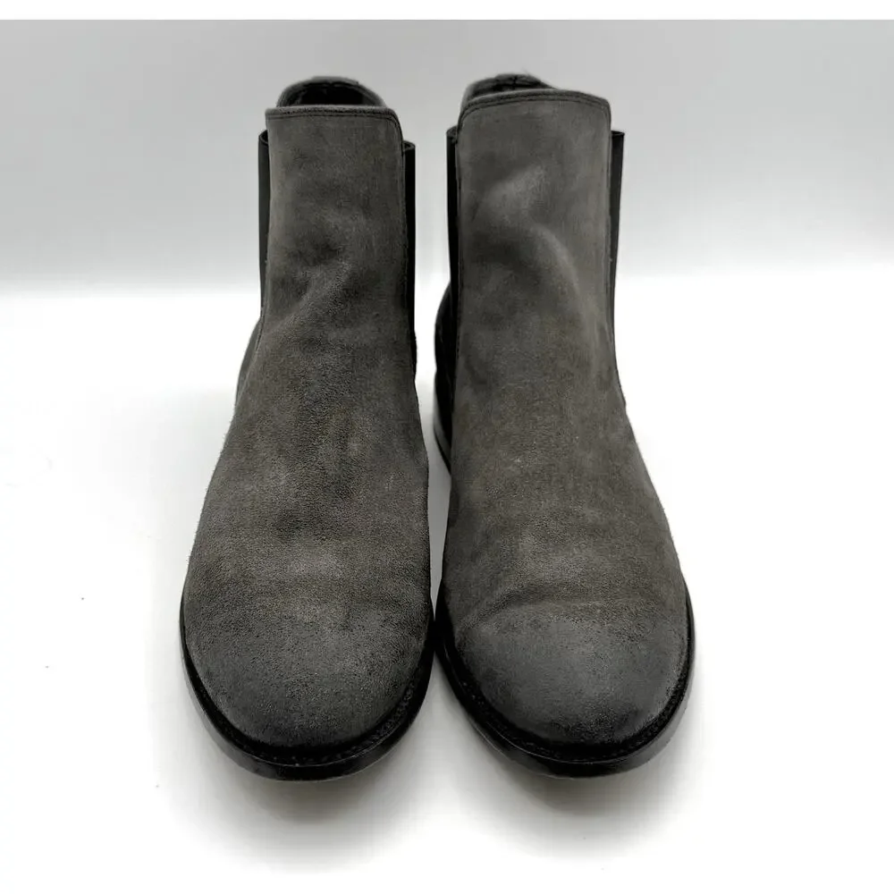 Thursday Boot Company Cavalier Men's Chelsea Boot, Size 12.5 Grey suede